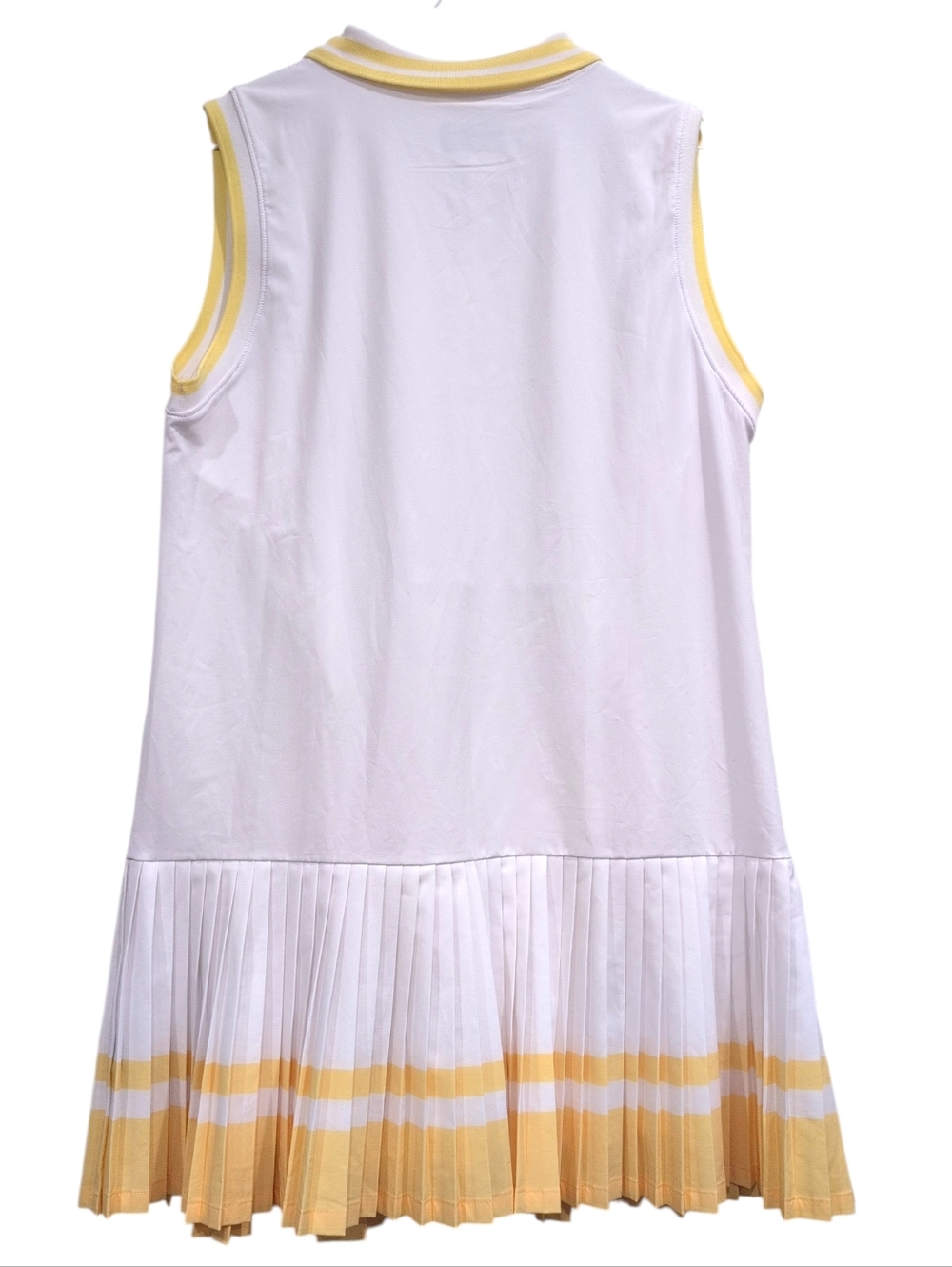 Beach Riot Bria Tennis Dress - White, Yellow Size Large - Picture 6 of 8